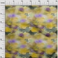 thumbnail image 2 of oneOone Cotton Silk Yellow Fabric Texture Watercolor Sewing Fabric By The Yard Printed Diy Clothing Sewing Supplies 42 Inch Wide, 2 of 4