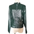 thumbnail image 3 of Chaqueta de traje de cuero PU de moda para mujer de otoño/invierno de Wish Products de buen material, 3 of 6