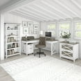 thumbnail image 3 of Bush Furniture Key West Mobile File Cabinet, 2 Drawer, Pure White & Shiplap Gray, 3 of 9