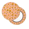 thumbnail image 2 of Gukieu Plaid Sunflower Print Round Chair Cover, Dust-proof and Non-slip Bar Chair Protective Cover, Suitable for Bars, Restaurants, Offices-13 inch, 2 of 7
