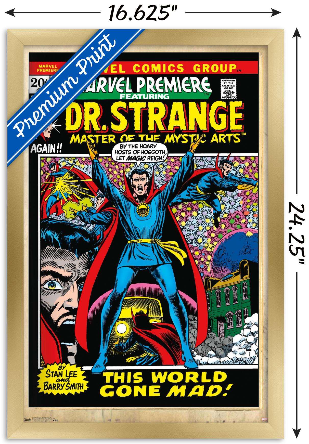Marvel Comics - Doctor Strange - Marvel Premiere Cover #3 Wall Poster, 14.725" x 22.375", Framed