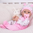 thumbnail image 2 of Muñeca Reborn Aori realista para niña realista de 45 cm con ropa, 2 of 8