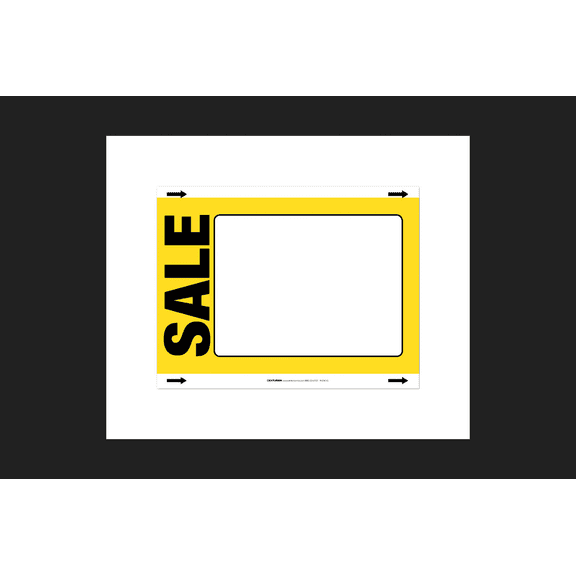 Sale Sign 7" X 11"