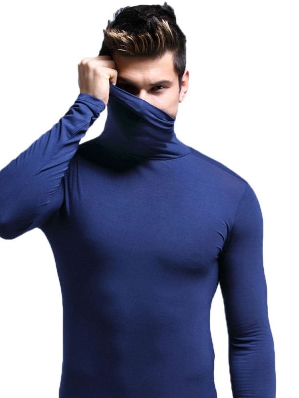 compression turtleneck mens