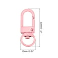 thumbnail image 2 of Swivel Clasps Snap Hook, 33x13mm Lobster Claw Clasp for DIY Pink, 4Pack, 2 of 7