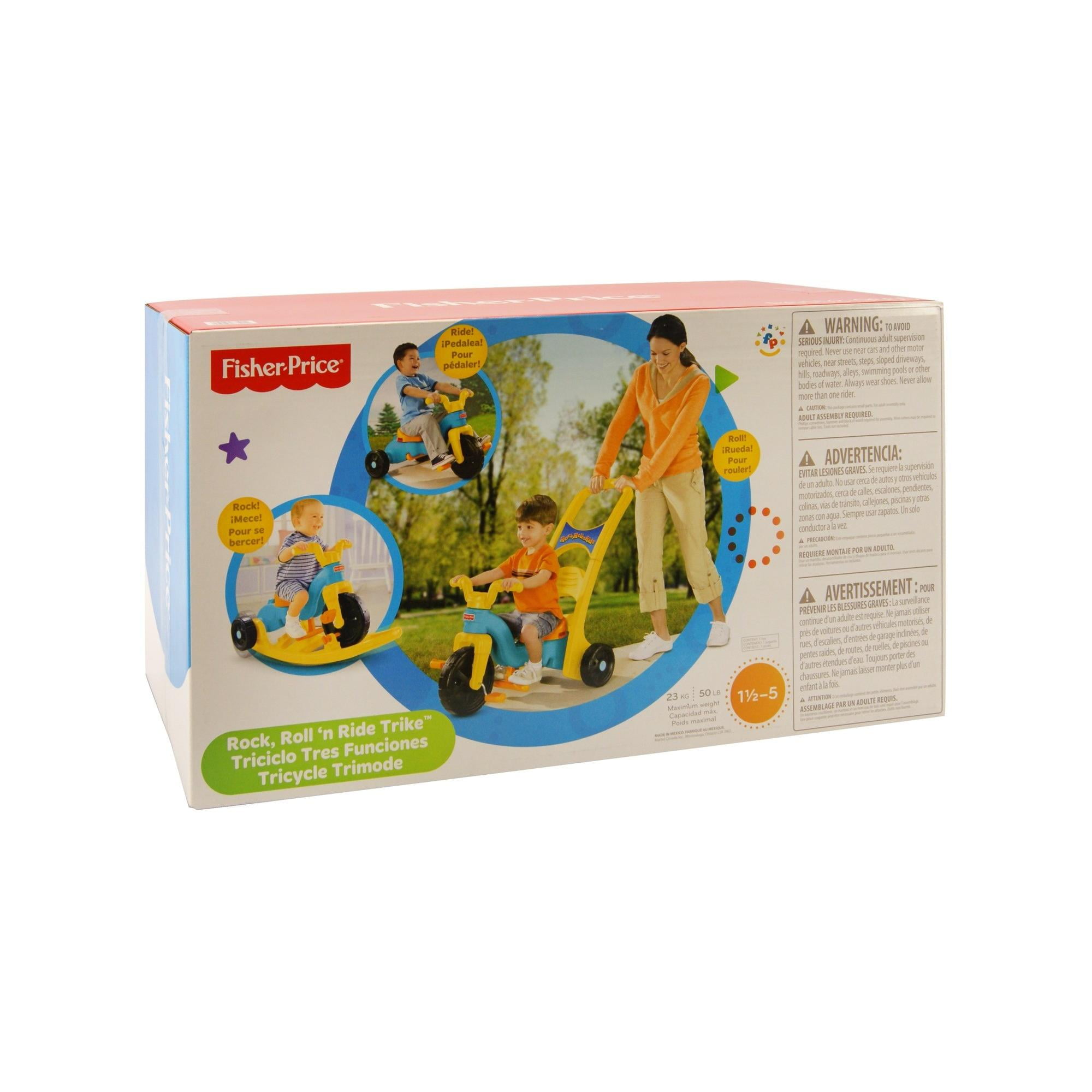 Fisher Price Rock Roll n Ride Trike with 3 Grow With Me Stages