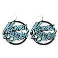 thumbnail image 2 of Punk Style Stud Ears Dangle Charming Ornaments Blue, 2 of 6