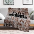 thumbnail image 5 of Walking Dead Throw Blanket Cozy Warm Flannel Blanket for Living Room Bedroom Bed Sofa Camping Travel, All Seasons Fleece Blankets Gifts for Kids Girls Boys Adults 70"x80", 5 of 8