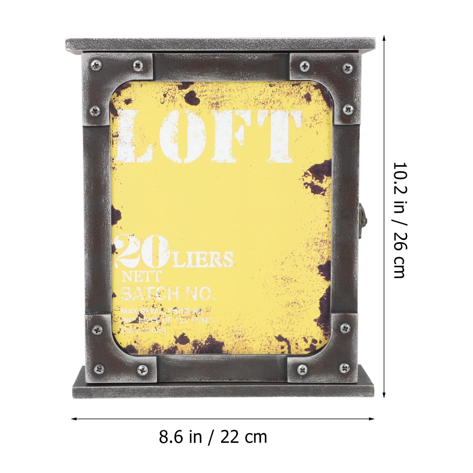 Key case Key Storage Rack Vintage Style Key Storage Box Multi