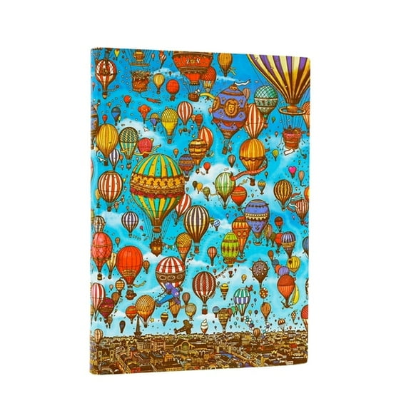Balloon Festival MIDI Unlined Softcover Journal, 176pg, 100gsm by Paperblanks (Pierre the Maze Detective), (Hardcover)