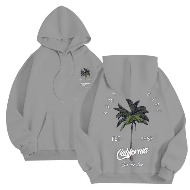 WILLBEST Sudaderas De Hombre Sudaderas con Capucha para Hombre Sudadera con Estampado De Letras Gráficas Sudadera De Gran Tamaño con Hombros Caídos Jersey De Manga Larga Tops Grande
