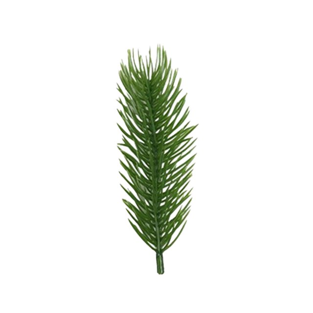 Tainrunse 50 piezas de agujas realistas sin riego, hojas artificiales, arreglos florales para bricolaje, ramas para bodas y fiestas