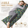 thumbnail image 5 of Disketp Dinosaur Plays Soccer Print Body Pillow Cover - Super Soft 20x54 Body Pillow Case,Long Side Hidden Zipper, 5 of 8