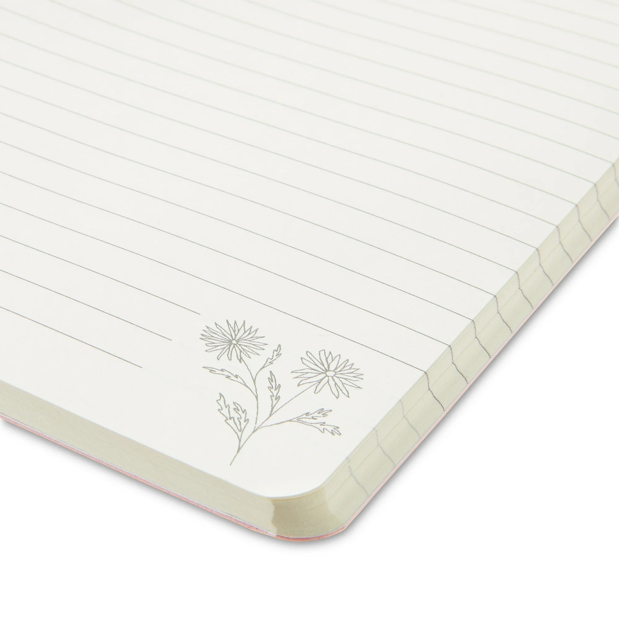 Pen + Gear Pink Journal with Vegan Leather Cover and Stitched Spine for Teens and Adults