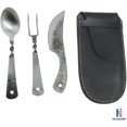 thumbnail image 1 of Nauticalmart Medieval Silverware Knife Spoon Fork Dinnerware Renaissance Utensils Feast Set, 1 of 1