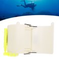 thumbnail image 1 of Pizarra De Buceo, Resistente Al Agua, Portátil, De 3 Páginas, Conveniente Tipo De Muñeca De Pizarra Subacuática Para Buceo Profundo, 1 of 7