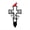 1PCS1, variant on Metal Cemetery Memorial Plaque for Remembrance, Cardinals Memorial Grave Markers with Cross, "Miss You" Script & Heart Accent, Outdoor Ground Stake for Cemetery, Garden, Memorial Tribute