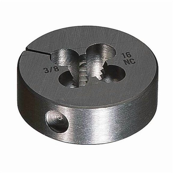 Cle-Line Round Threading Die,3/8"-24,HSS C65856