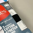 thumbnail image 6 of Women's Hanes 45UOBK Cotton Blend Bikini Panty - 3 Pack (Heather/Stripe/Black 2X), 6 of 10
