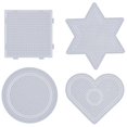 thumbnail image 1 of 4 Pcs Mini Perles Planches de Perles en Plastique Plaques de Perles à Fusion Plaques de Perles Perler, 1 of 3