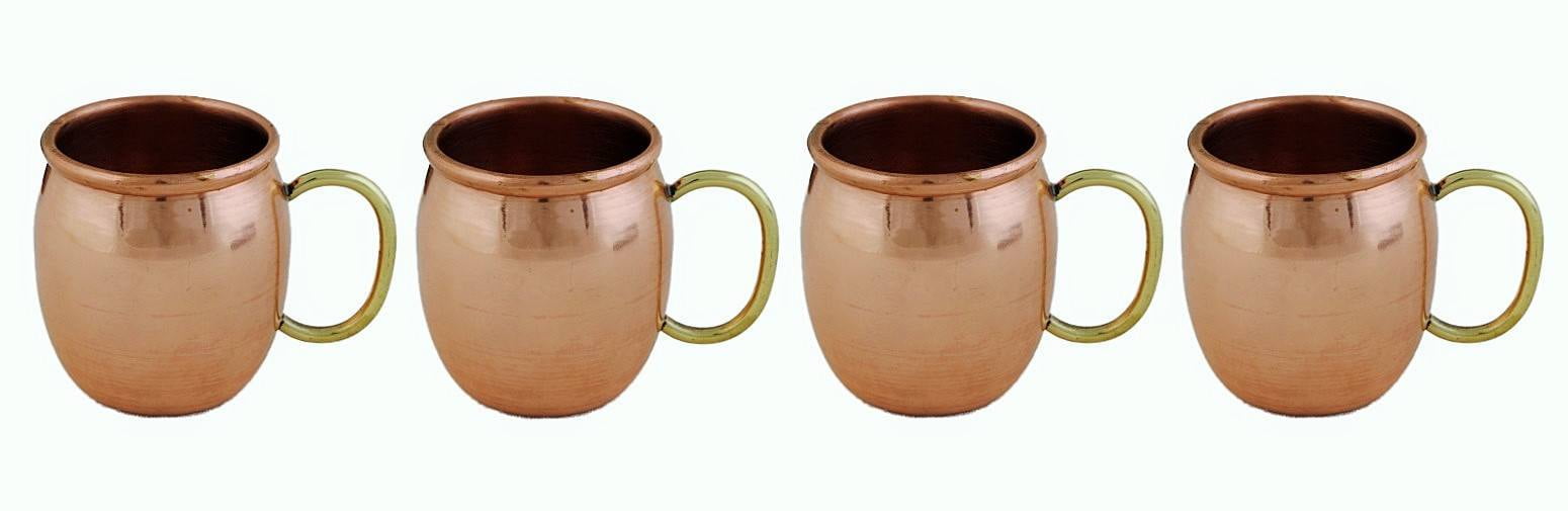 Star Crafts Moscow Mule Mug Shot Glasses Pure Copper with Brass