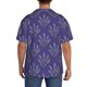 thumbnail image 3 of Balery Lavender Flowers Camisa Casual de Manga Corta con Botones para Hombre, Texturizada, Estilo Cubano, para Playa, Verano-4X-Large, 3 of 5