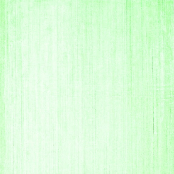 Ahgly Company Indoor Square Solid Green Modern Area Rugs, 5' Square