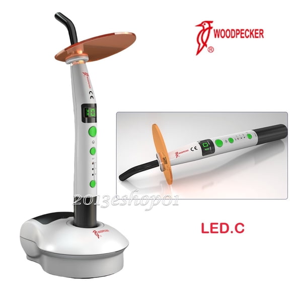 Original Woodpecker Dental Wireless LED.C Curing Light Lamp 1200mW/cm²