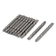 thumbnail image 1 of Unique Bargains 6mm Tip Magnetic PH2 Phillips Slotted Double End Screwdriver Bits 10pcs, 1 of 3
