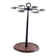 thumbnail image 1 of Colgador de medallas, soporte de mesa metálico, base de madera, estante de almacenamiento, organizador para fútbol, ​​fútbol americano, porristas, bal, 1 of 9