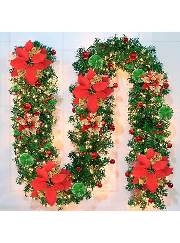 Outdoor Christmas Garlands in Christmas Garlands
