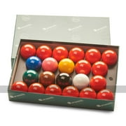 Aramith Standard Full-size Snooker Balls (2 and 1/16 inch, 52.5mm, with 15 reds)