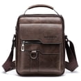 thumbnail image 1 of Bolso de hombro de piel sintética para hombre, bolso de hombro con bolsillo lateral, bolso de hombro vintage, bolso para teléfono móvil, bolso de mensajero, bolso de hombro para hombre,, 1 of 8