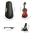 thumbnail image 3 of Homoyoyo Small Musical Instrument Small Violin Model Wood 1 Set Gift Giving, 3 of 9