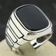 thumbnail image 3 of Anillo S Vintage para hombre Qarigey Aleación 9 Talla 9, 3 of 6