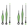 thumbnail image 3 of 2 Set Quartz Clock Movement Kit Replacement Parts C, 3 of 5