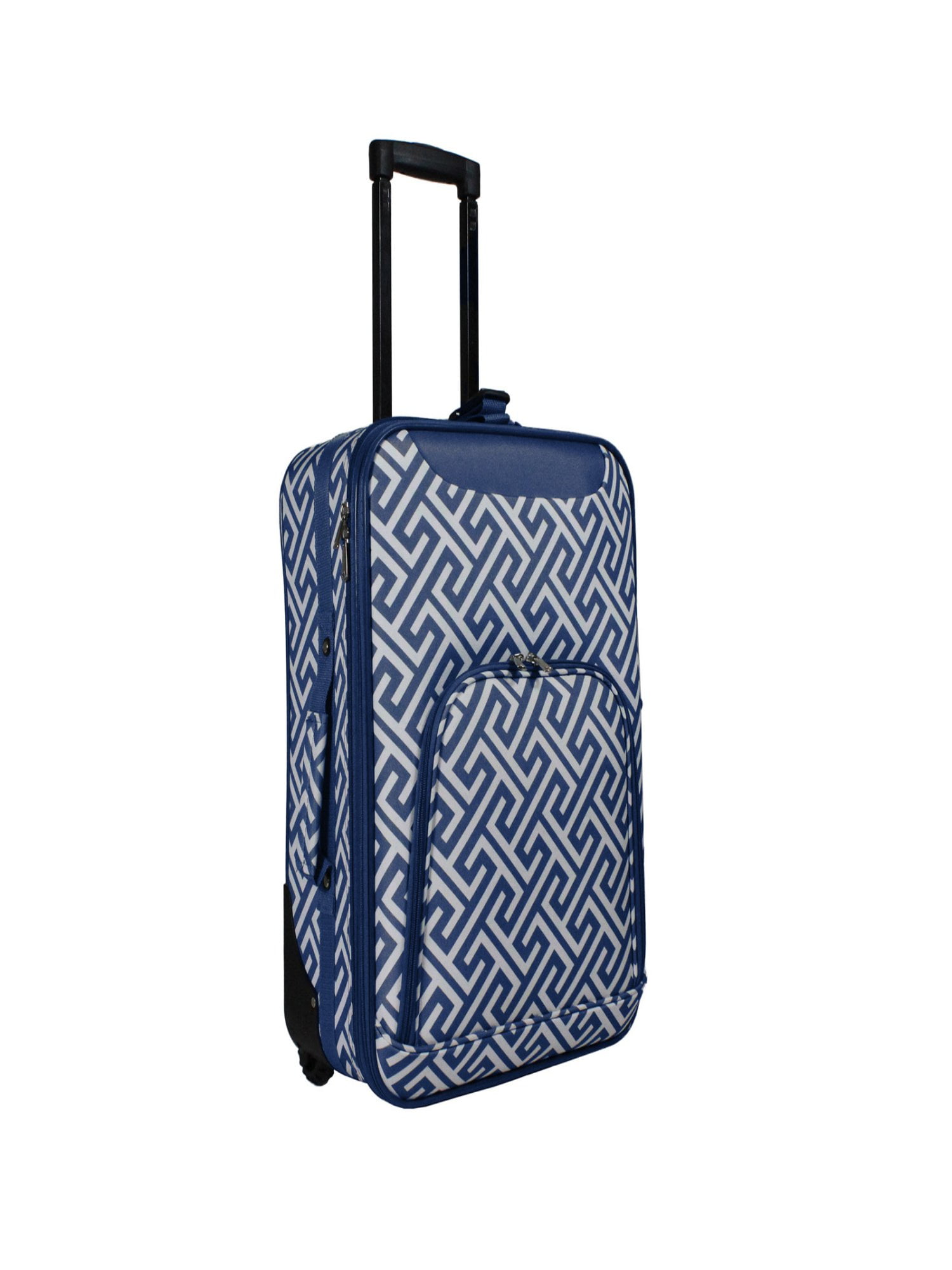 World Traveler Greek Key Lightweight 21in. CarryOn Suitcase