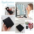 thumbnail image 5 of PU Leather Lipstick Case with Mirror Travel Lipstick Pouch Mini Portable Makeup Holder for Women Girls Black 106x82x29mm Inner Diameter: 75x18mm, 5 of 5