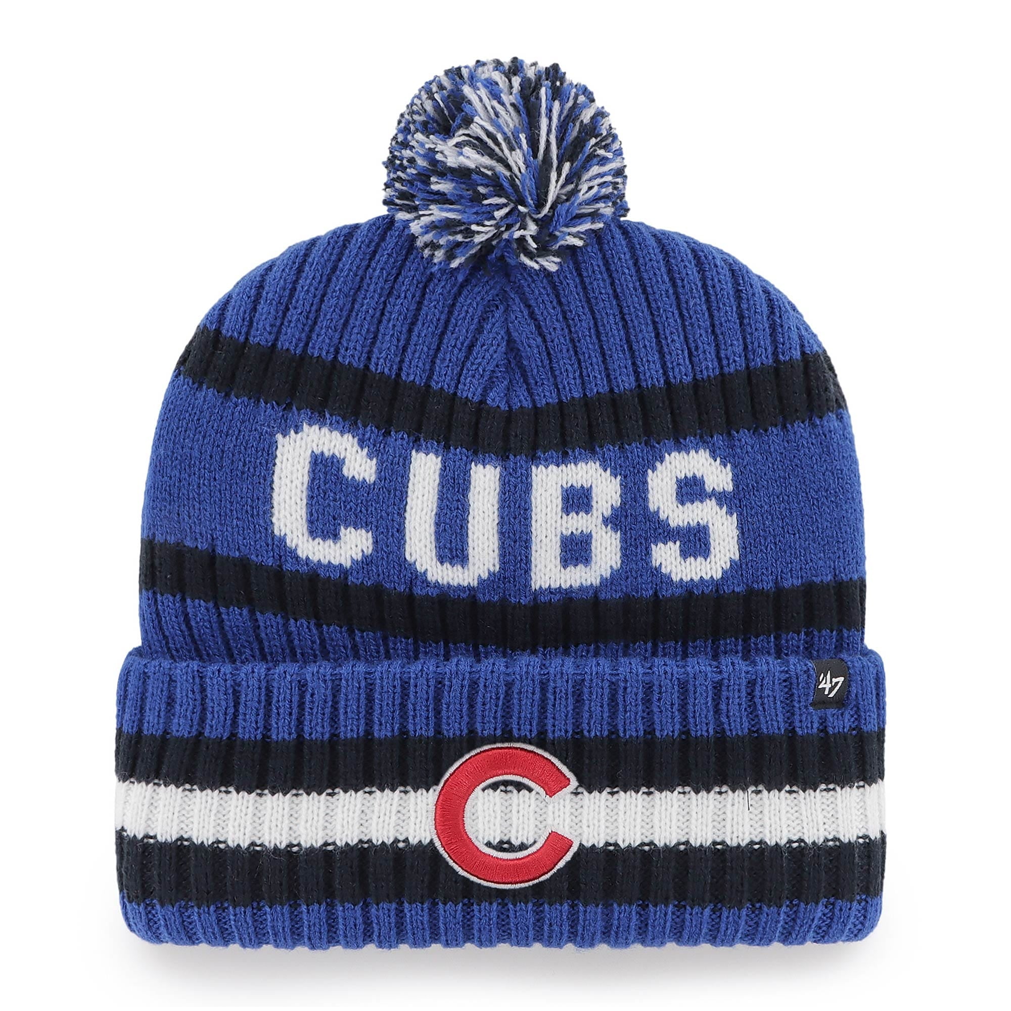 New Chicago Cubs Baseball Team Winter Cuffed POM Adult Beanie Hat Unisex