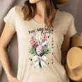 thumbnail image 4 of You Are So Loved Premium Shirt – John 3:16 Floral Christian Quote Tee, Teal, 3XL, 4 of 6