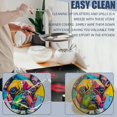 thumbnail image 3 of Gas Stove Burner Cover,Electric Stove Top Protector,Easy to Clean,Geometric - styled French Bulldog on a Colorful Wall, 3 of 7