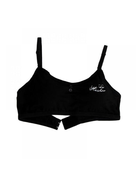 Mini Camisole Bra Wireless Padded Bra Tank Top Bra Seamless Sports Bra with Straps for Women Girls