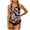 Hot Pink#238, variant on FAVIPT Athletic Tankini Swimsuits for Women Blouson Two Piece Bathing Suits Hawaii Tropical Printed Swimwear Red,XXL