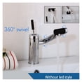 thumbnail image 2 of Kitchen Sink Faucet, Swivel 360 Temperature Sensor LED Chrome Tap, Basin Deck Mixer Faucets 92420A ,Versatile Features, 2 of 6