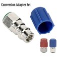 thumbnail image 4 of ARCADORA R12 vers R134A Ensemble d'Adaptateurs de Conversion Métal Plastique Capuchons Rouges Bleus Kit de Mise à Niveau CA 1/4” SAE, 4 of 10