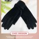 thumbnail image 4 of 2 pares de guantes de invierno para mujer, guantes cálidos para ciclismo al aire libre, correr y caminar., 4 of 7