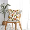 thumbnail image 5 of Yiaed Animals Forest Print Pillow Covers Super Soft Decorative Square Throw Pillow Covers Case Cushion Covers for Sofa Couch Bedroom Car Decor（No pillow core）-26"x26", 5 of 7