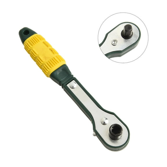 High Torque Adjustable Fast Ratchet Wrench Mini 1/4 Screwdriver Rod Quick Ratchet Wrench Socket Spanner Repair Tools Fangkenuo
