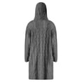 thumbnail image 7 of Long Cardigan Sweaters for Women Long Sleeve Oversized Open Front Cable Knit Hooded Coatigan Sweater Coats with Pockets, 7 of 7
