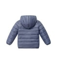 thumbnail image 3 of Kids Boy Winter Coat Kids Puffer Coat with Pocket Zipper Winter Hoodies Coat Solid Long Sleeve Windproof Fashion Kids Warm Clothes Boys Winter Coat Size 7-8 Years, 3 of 3